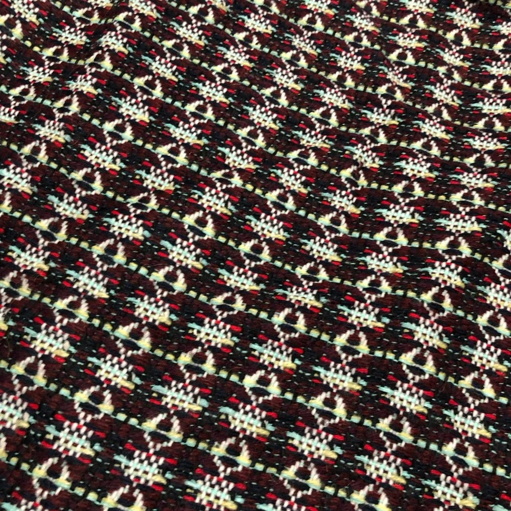 J.Crew Collection Womens Alpaca Wool Pencil Zip Skirt Aztec Pattern Sz 8 D16